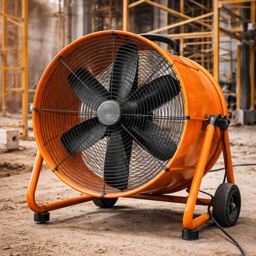 QuickDryer SDF-210 bouwventilator axiaal - oranje